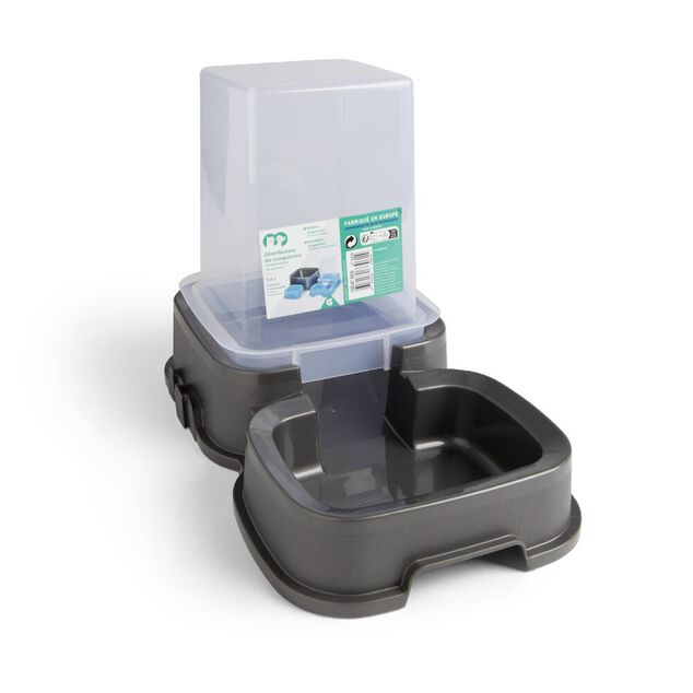 Distributeur de croquettes plastique 3,6L (2 mod&egrave;les)