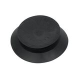 Bouchon d'évier plastique noir