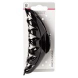 Pince crocodile noir brillant L.13 cm