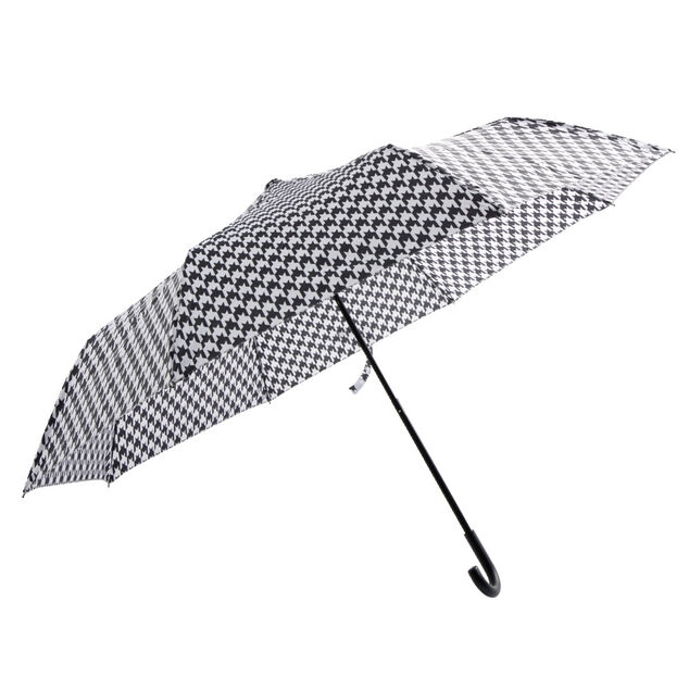 Parapluie pliable manuel pied de poule L24cm