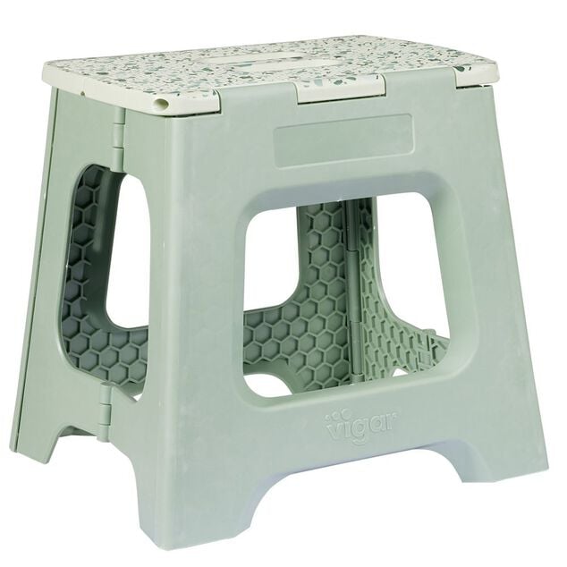 Marche pied blanc H.32 cm