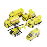 Kit 5 v&eacute;hicules et engins de chantier