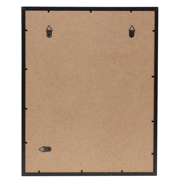 Cadre photo bois noir 39.8x49.5cm pour photo 30x40cm