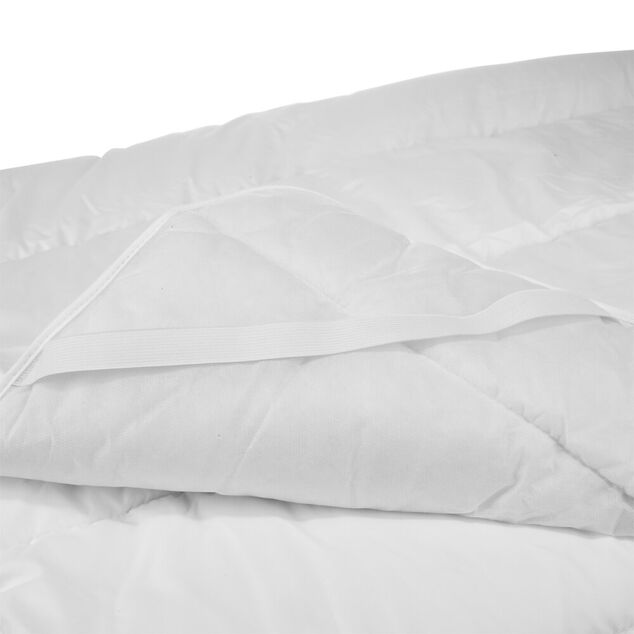 Surmatelas anti-acariens blanc 140x190x&Eacute;p3cm 250gr