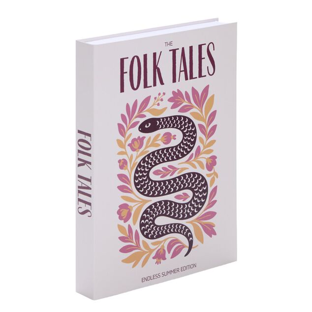 Bo&icirc;te livre carton fleur et serpent16,5x22cm