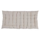 Matelas de sol velours c&ocirc;tel&eacute; 120x60cm beige