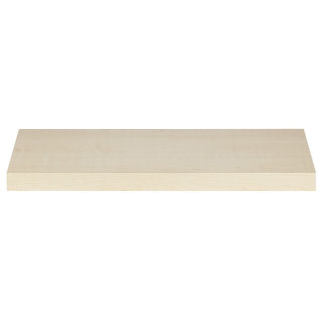 &Eacute;tag&egrave;re murale rectangulaire bois beige