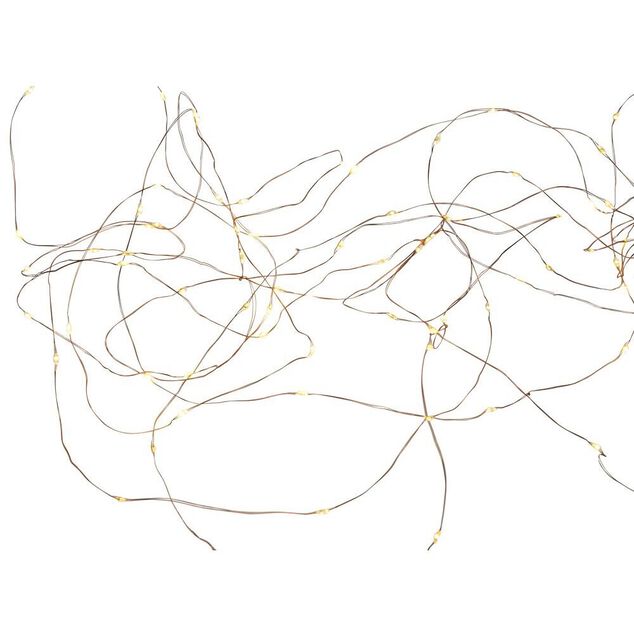 Guirlande LED à piles sur bobine L10,9m