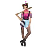 D&eacute;guisement adulte Halloween Crazy Girl femme diabolique Taille M