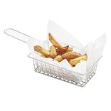 Panier de présentation en inox 24x10xH5,5cm