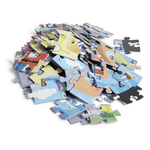 Puzzle enfant 48 pi&egrave;ces pirate x2