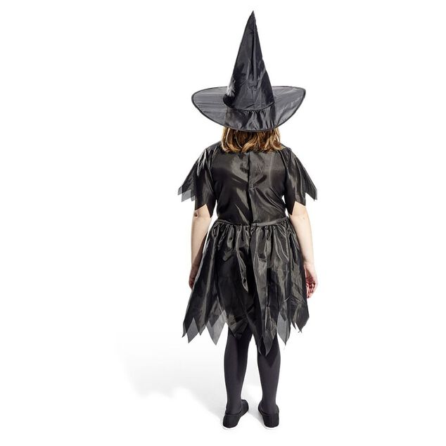 D&eacute;guisement enfant Halloween sorci&egrave;re robe chapeau 4/6ans