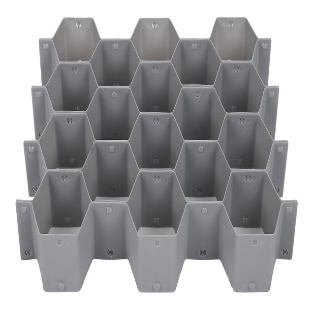 Organisateur de tiroir alvéoles clips 18 à 28 compartiments