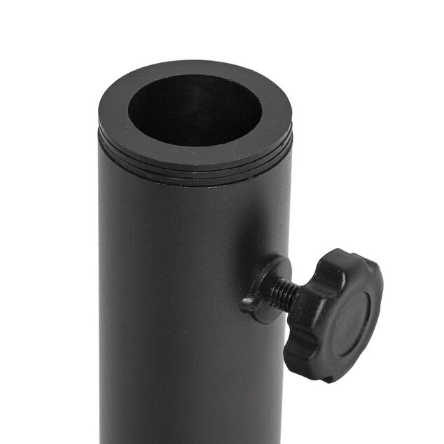 Pied de parasol rond noir