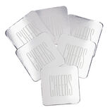 Dessous de verre en papier Ø10cm x6