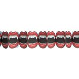 Guirlande de bouches vampire Halloween 2,5 m