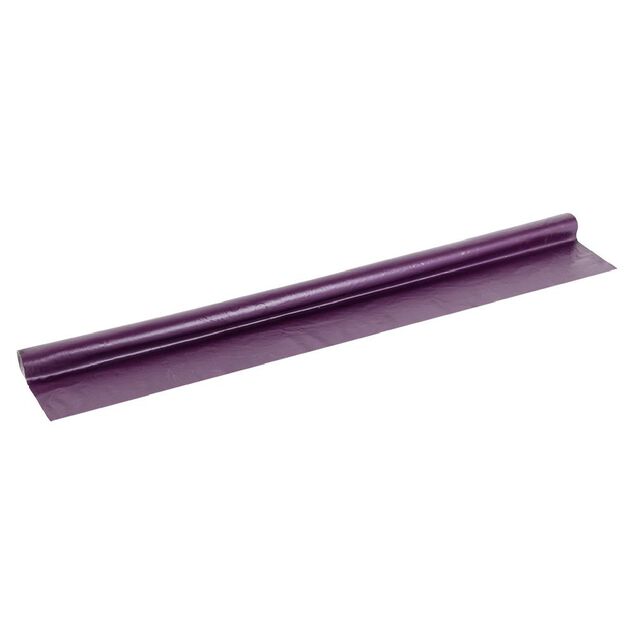 Toile cir&eacute;e violet aubergine L140cm
