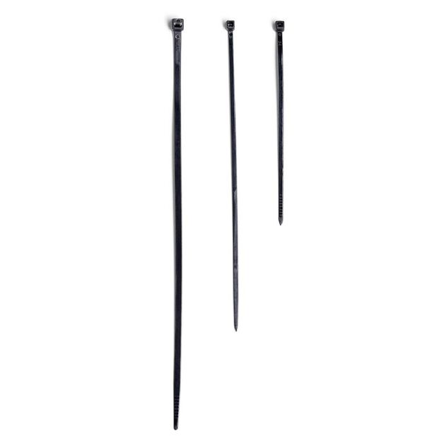 Lot de 180 colliers de serrage en nylon noir