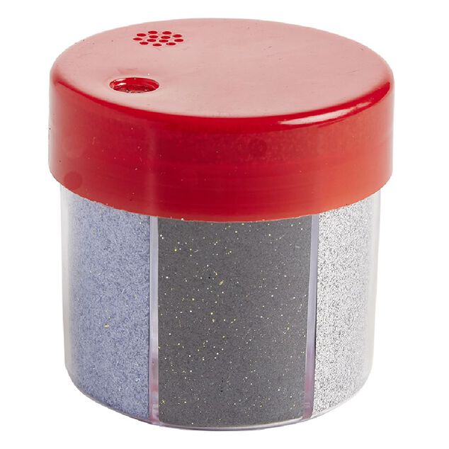 Paillette dans boîte carrousel 6 couleurs Ø6xH6,5cm