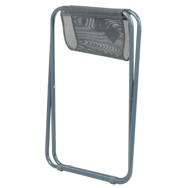 Tabouret de camping pliant gris