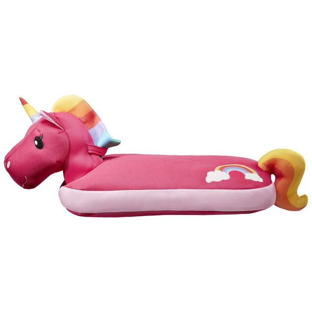 Licorne &agrave; chevaucher microbille rose