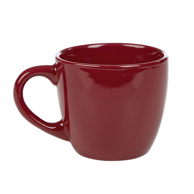 Tasse en fa&iuml;ence rouge 22 cl