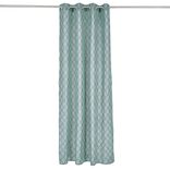 Rideau polycoton 140x240cm feuillage vert