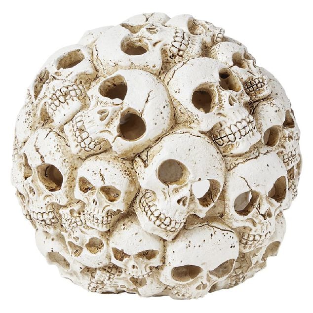 D&eacute;coration Halloween boule squelette LED