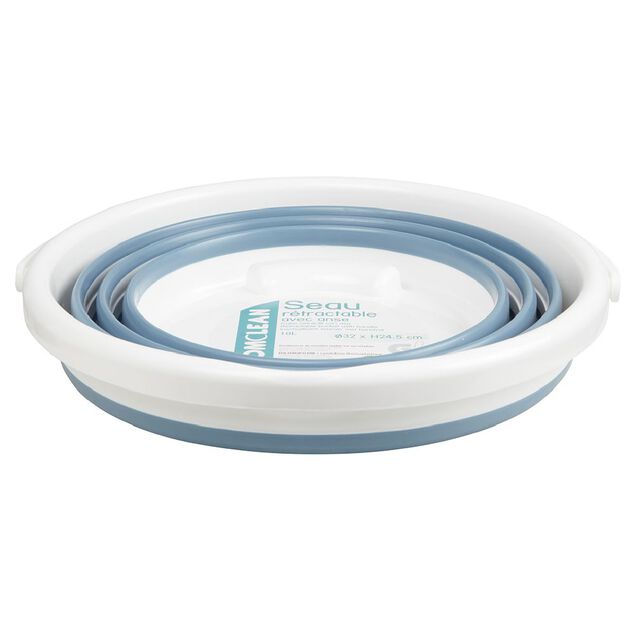 Seau rétractable 10L