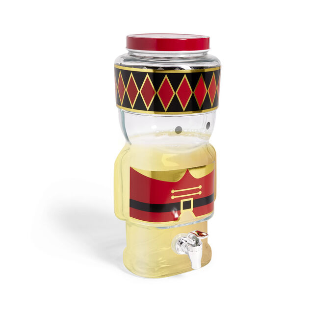 Distributeur de boisson en verre forme soldat Casse-Noisette 5L