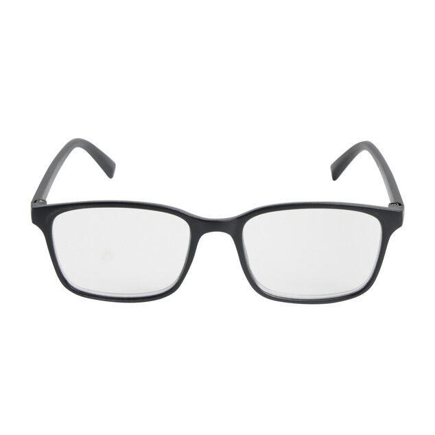 Lunette de lecture loupe verre et acier noir mat