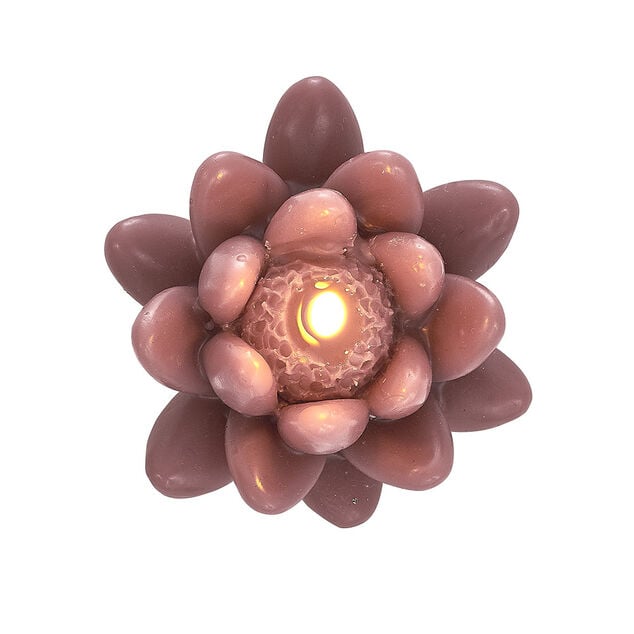 Bougie parfum&eacute;e design fleur