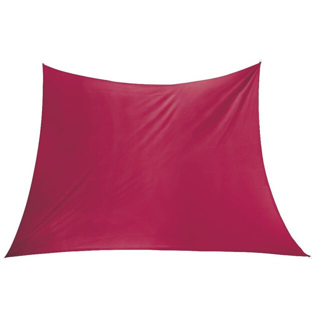 Voile d'ombrage Square carré 290x290cm polyester rouge