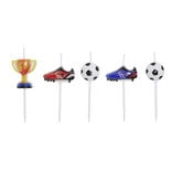 Bougie football pique x5