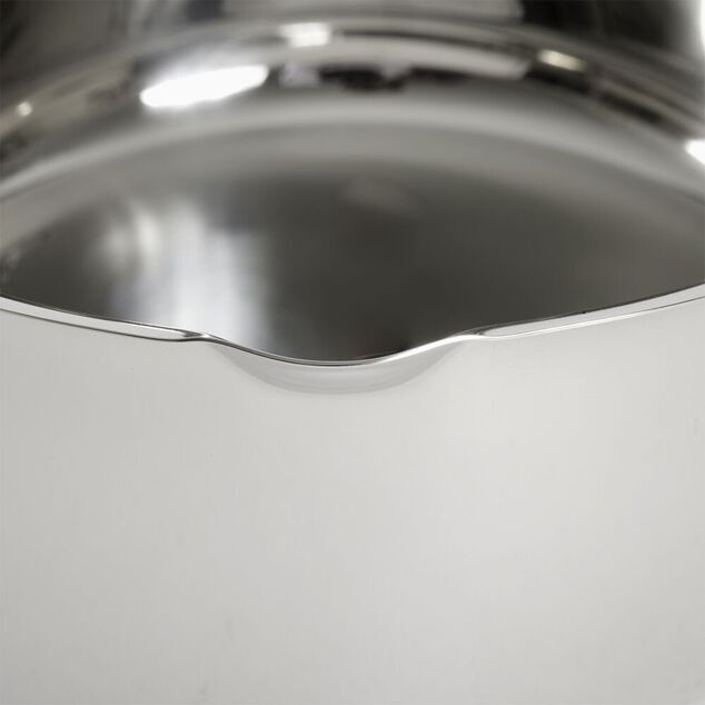Casserole tous feux dont induction tout inox &Oslash;18cm