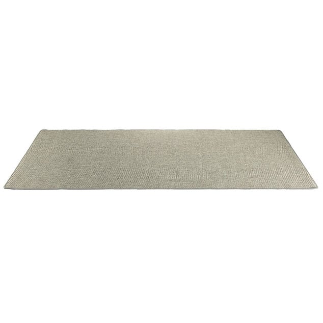 Tapis de cuisine tissu bouclette marron 44x120cm