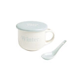 Bol jumbo 62cl avec cuill&egrave;re et couvercle winter