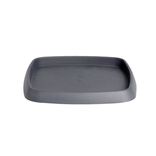 Soucoupe carr&eacute;e pour pot Chorus 15,2 L anthracite
