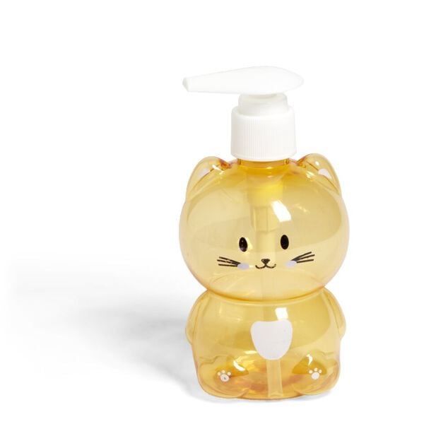 Distributeur de savon animal 300ml jaune (2 mod&egrave;les)