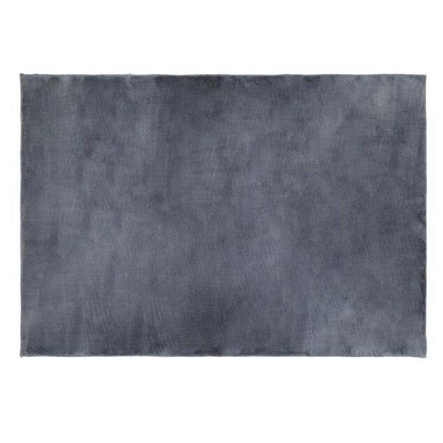 Tapis fausse fourrure gris 100x150cm