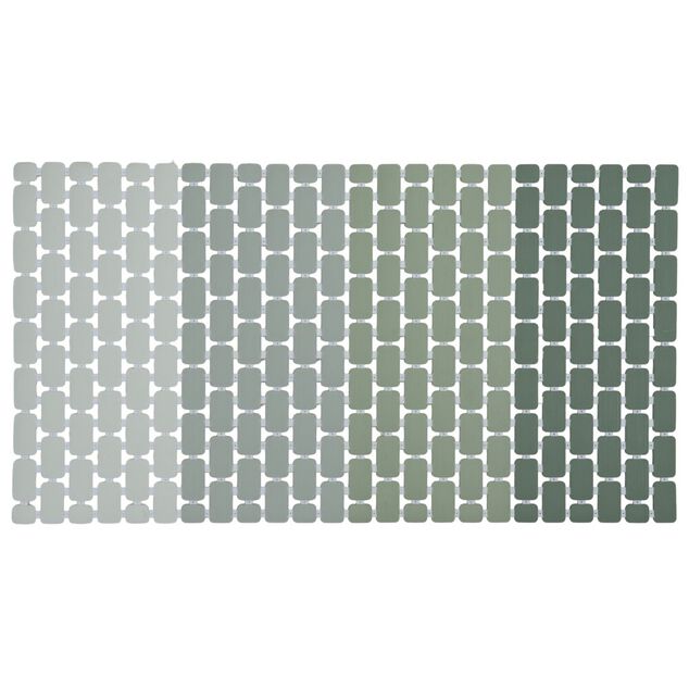 Fond de douche caoutchouc couleur d&eacute;grad&eacute;e 40x73,5cm (2 mod&egrave;les vert ou rose)