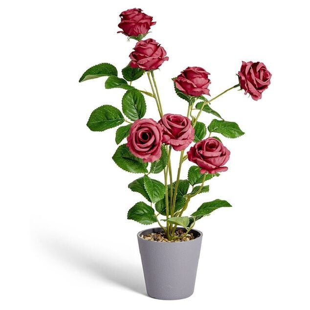 Mini rosier artificiel H40cm