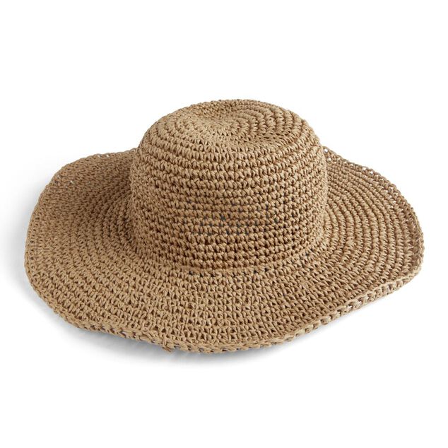 Chapeau femme en paille papier (2 mod&egrave;les)