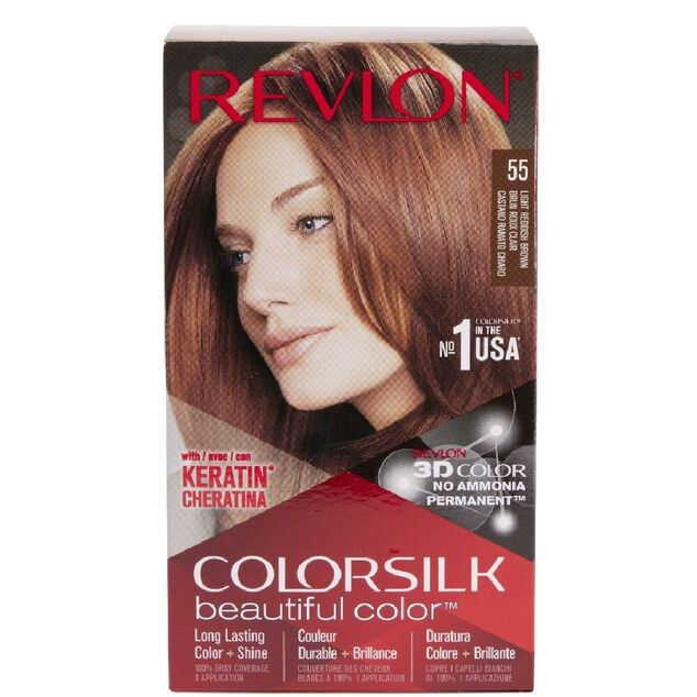 Coloration cheveux  Brun roux Keratine 55 Revlon