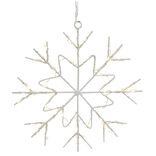 Flocon de Noël lumineux 55LED blanc chaud H20cm