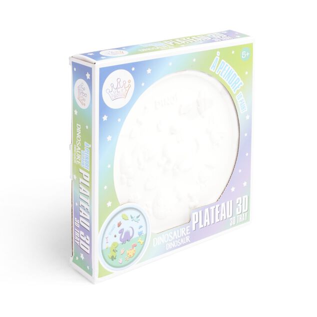 Plâtre 3D à peindre licorne ou dinosaure - 2 modèles