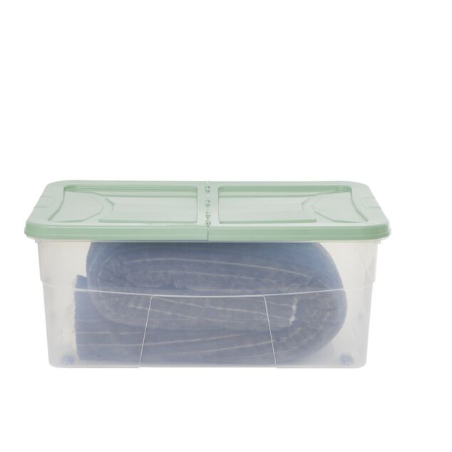 Box dessous de lit vert 45L