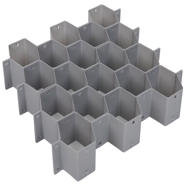 Organisateur de tiroir alvéoles clips 18 à 28 compartiments