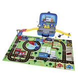 Valisette du policier avec tapis et v&eacute;hicule 43 pi&egrave;ces