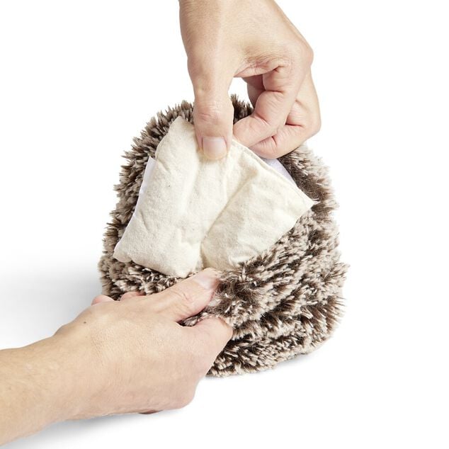 Bouillotte micro-ondes forme h&eacute;risson